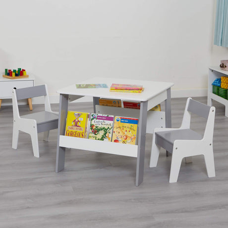 Bookshelf Table & Chairs - Liberty House Toys - Junior Bambinos