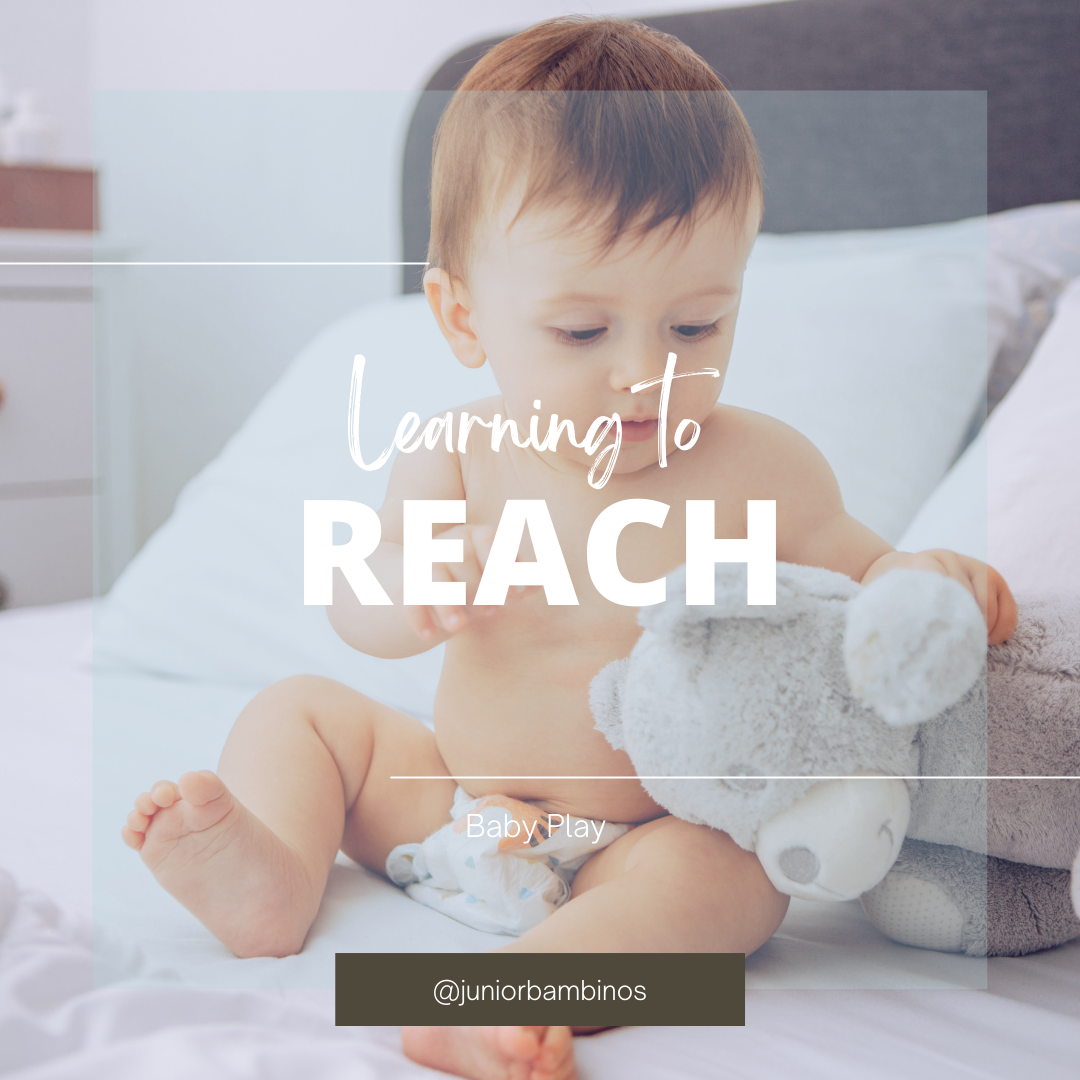 How to support your Baby as they develop their Reaching Skills