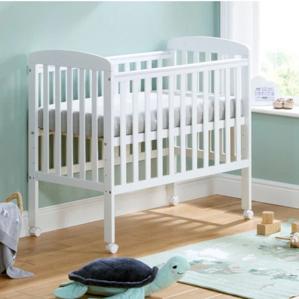 Cot bed with wheels on sale