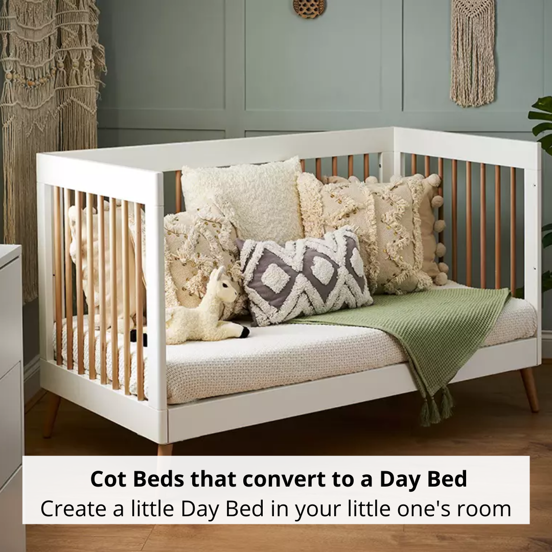 Cots that convert to a Day Bed Junior Bambinos