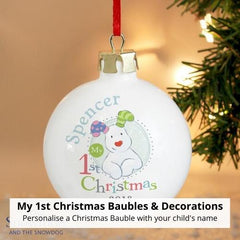 My First Christmas Baubles & Decorations - Junior Bambinos