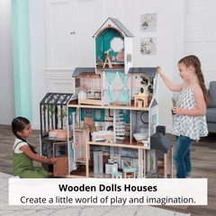 Wooden Dolls House - Junior Bambinos