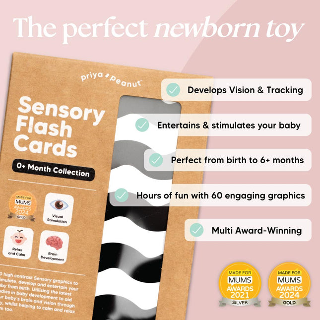 0+ Month Newborn Sensory Cards