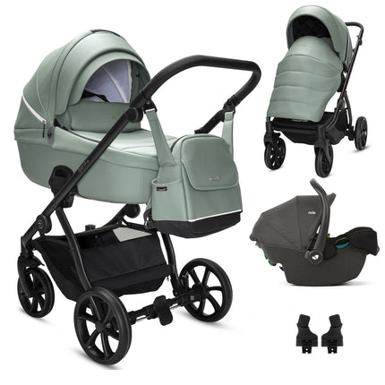 Noordi Fjordi V2 Leather 3in1 with Joie i-Snug 2 Car Seat