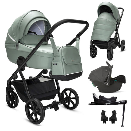 Noordi Fjordi V2 Leather 3in1 with Joie i-Snug 2 Car Seat