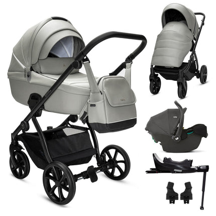Noordi Fjordi V2 Leather 3in1 with Joie i-Snug 2 Car Seat