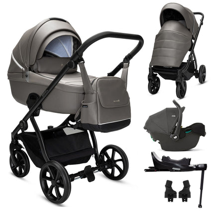 Noordi Fjordi V2 Leather 3in1 with Joie i-Snug 2 Car Seat