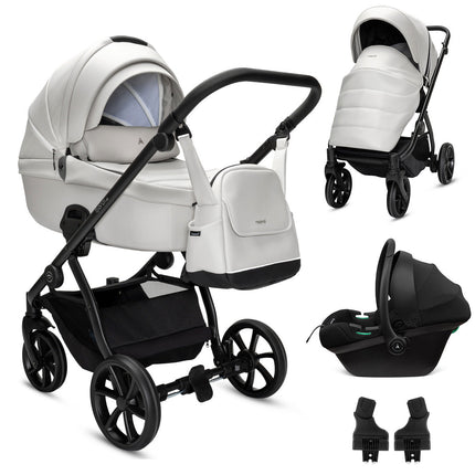 Noordi Fjordi V2 Leather - 3in1 Travel System with Terra i-Size Car Seat