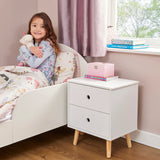 2 Drawer Bedside Cabinet