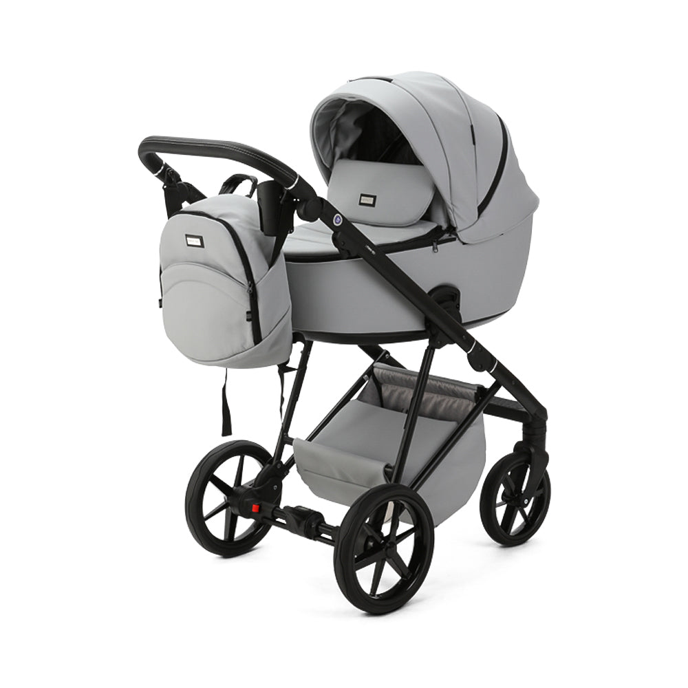 Milano Evo 3 in 1 Pushchair Luxe including Car Seat - Stone Grey