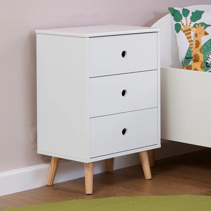 3 Drawer Bedside Cabinet
