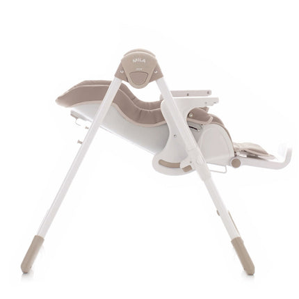Jane Mila Leatherette Highchair, Pale