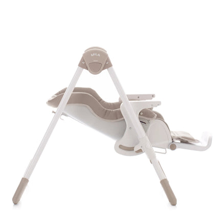Jane Mila Leatherette Highchair, Pale
