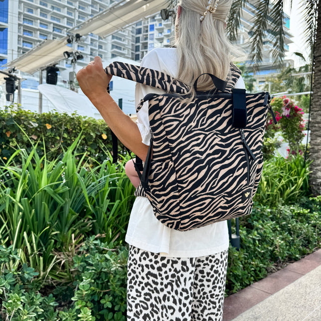 Zebrano Zebra Print Backpack