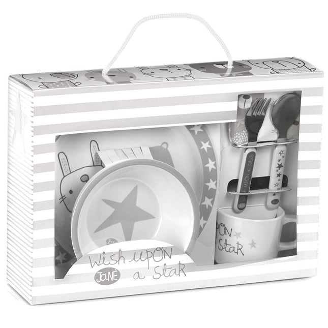 Jane 6 Piece Stars Microwave Feeding Set