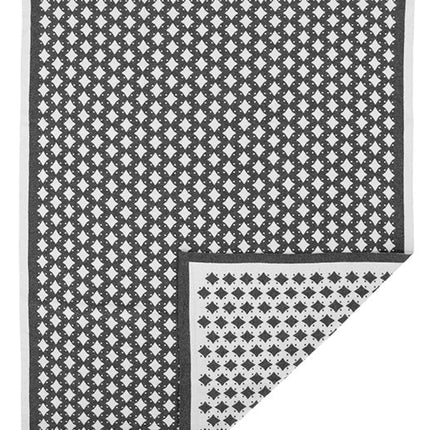 Noordi STAR Cotton Blanket Grey/White