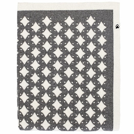 Noordi STAR Cotton Blanket Grey/White