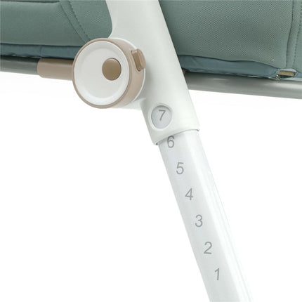 Jane Baby Side Crib + 4 Piece Bedding Set & Safety Mattress, Nature Edition