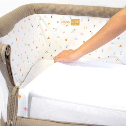 Jane Nature Cot Mattress Cover – 2-in-1 Fitted Sheet &amp; Waterproof Mattress Protector