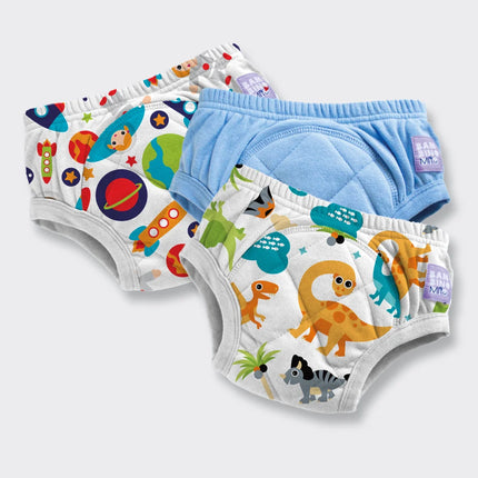 NEW 3 Pack Reusable Potty Training Pants with Cross-Stitch