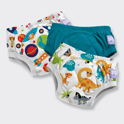 NEW 3 Pack Reusable Potty Training Pants with Cross-Stitch