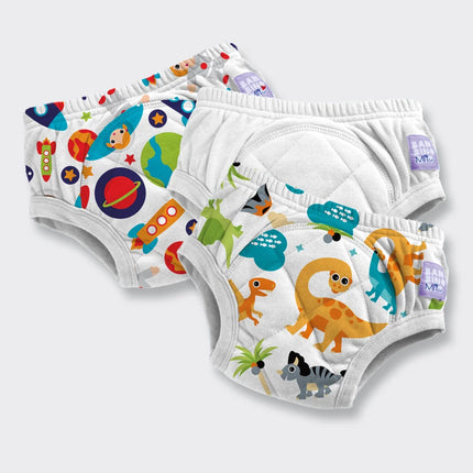 NEW 3 Pack Reusable Potty Training Pants with Cross-Stitch