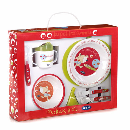 Jane Crockery Set with Thermal Dish, Les Pommes