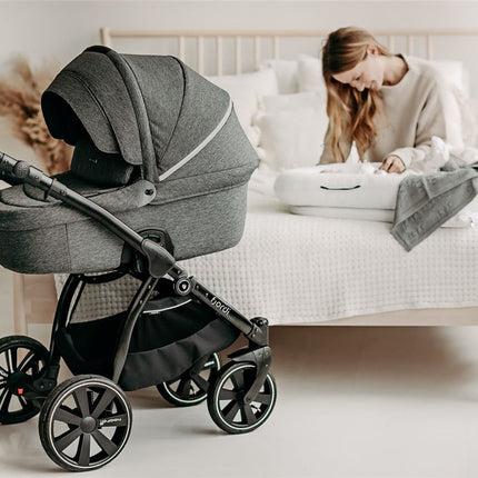 Noordi 2in1 Deluxe Baby Nest & Maternity Pillow with Silver-Ion Cotton, White