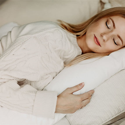 Noordi 2in1 Deluxe Baby Nest & Maternity Pillow with Silver-Ion Cotton, White