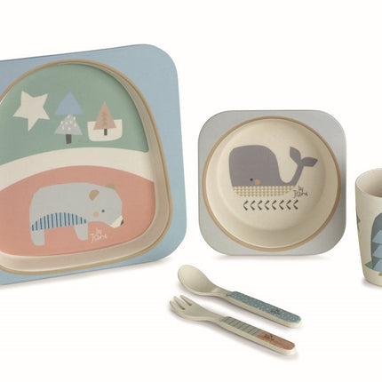 Jane Melamine baby tableware - 5 piece dinner set