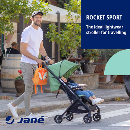 Jane Rocket Sport Luxe Pushchair with Raincover & Footmuff / Seat Liner