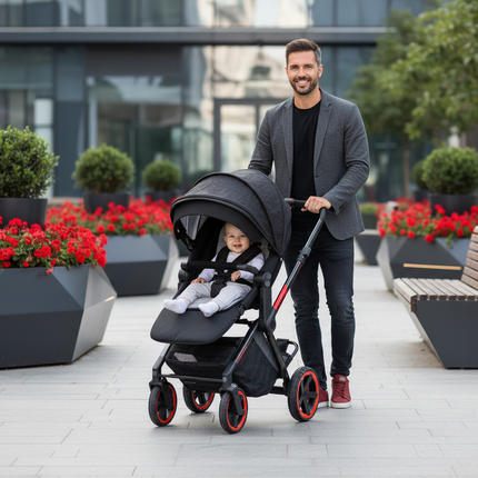 Jané Limited Edition Crosslight Pro Carbon 3in1 Travel System with Koos Car Seat