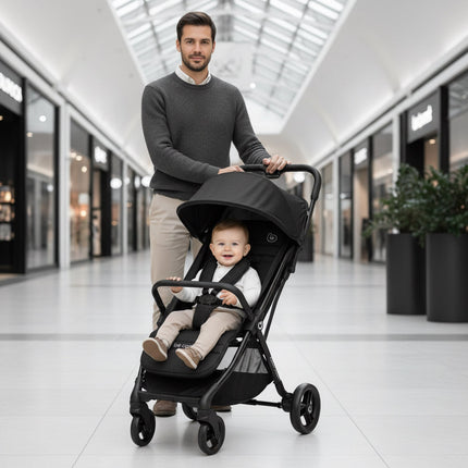 Be Cool Quick Fold Luxe Compact Fold Stroller & Footmuff / Liner 0-22kg, 0-4 years