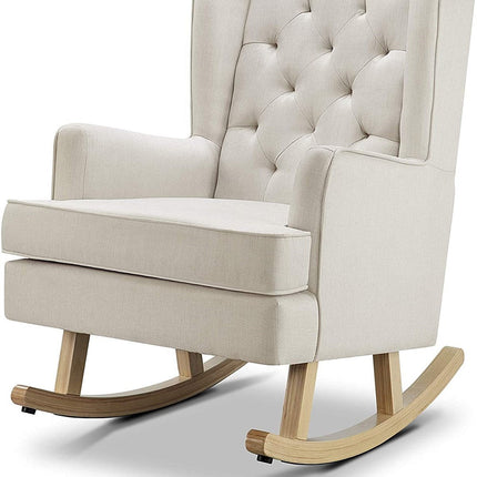 Johnston's Soothe Easy Deluxe Nursing Chair & Rocker with Foot Stool – Convertible Feeding Chair