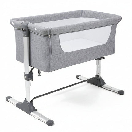 Johnston's Snuggle Cuddle Co-sleeper Beside Crib + Safety Mattress