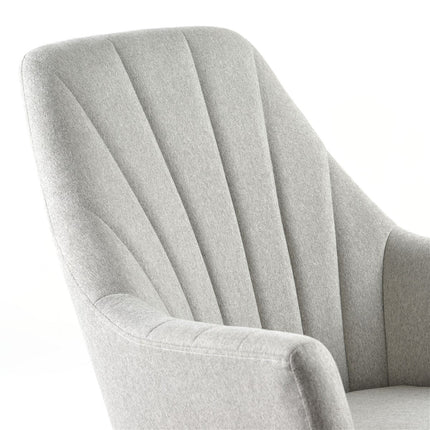 Johnston's Willow Nursing Rocking Chair & Footstool Set – Ergonomic Comfort for Feeding & Relaxing, Grey