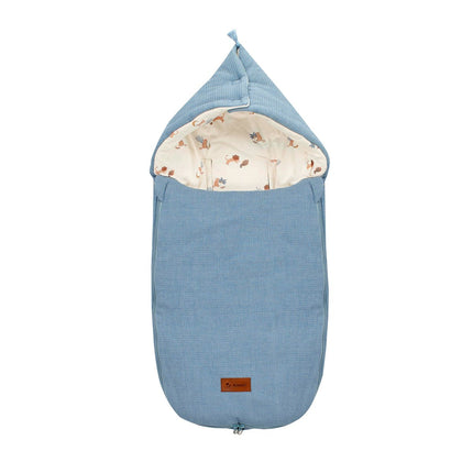 Jane Mims+ Slight Multi-Season Baby Blanket Shawl with Hood