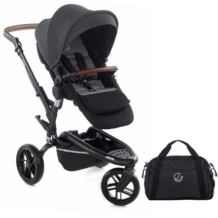 Jané Trider Travel System Bundle with Transporter Plus & Koos R1 i-Size Car Seat, Sand