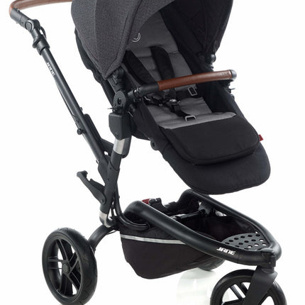 Jané Trider Travel System Bundle with Transporter Plus & Koos R1 i-Size Car Seat, Black
