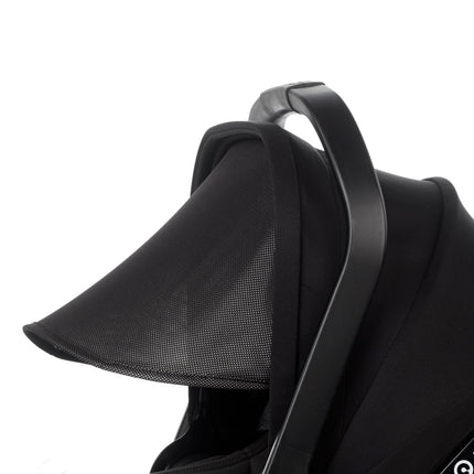 Jané Trider Travel System Bundle with Transporter Plus & Koos R1 i-Size Car Seat, Black