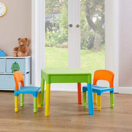 5 in 1 Multi Activity Table & Chairs - Multi Coloured