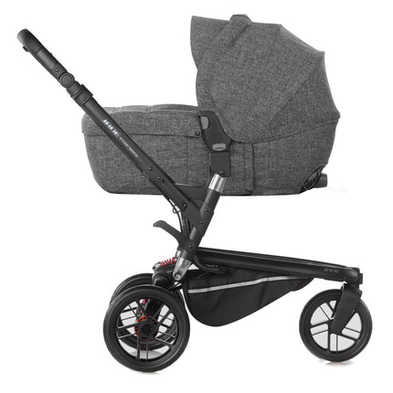 Jané Trider Travel System Bundle with Transporter Plus & Koos R1 i-Size Car Seat, Black