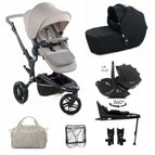 Sand U10 / With Transporter Carrycot in Black / With Rotating Isofix Base