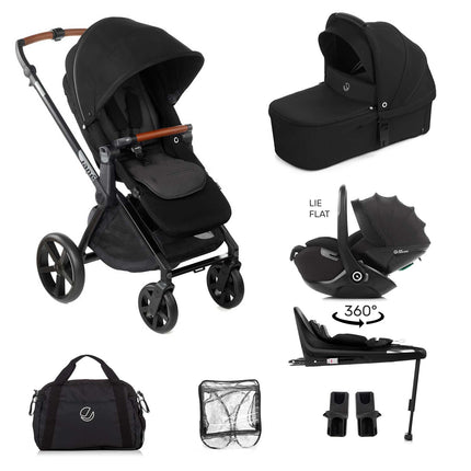 Jane Muum-4 Lie-Flat 360 Baby Car Seat Bundle