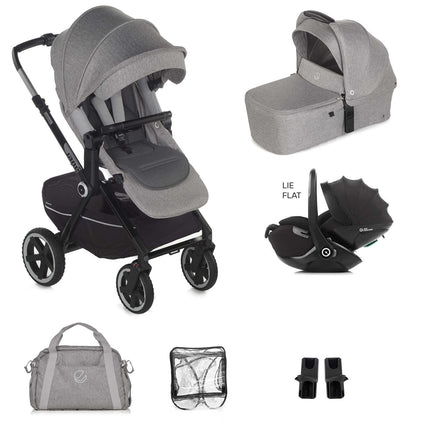 Jane Crosslight 3 + Kombibaby 360 Lie-Flat Car Seat Travel System