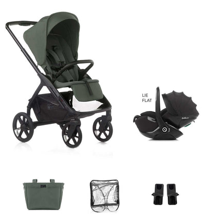 Jane Keep Pushchair + Kombibaby Lie-Flat 360 Baby i-Size Car Seat Bundle