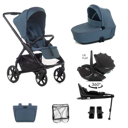 Jane Keep 3in1 + Sleep Carrycot + Kombibaby Lie-Flat 360 Baby Car Seat Bundle