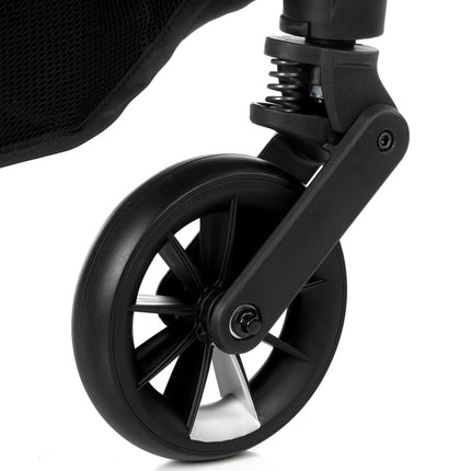 Twinside Twin Stroller + 2 Smart Carrycot, Coal