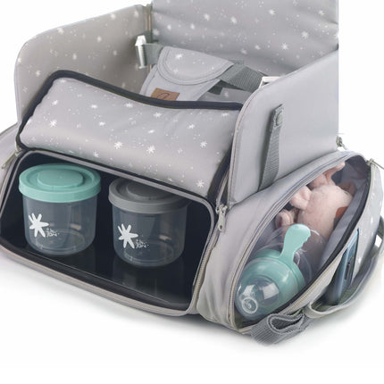 Jane Avant Travel Highchair with Storage, Dim Grey