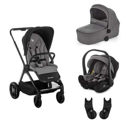 Be Cool Kombo Trio: Pushchair + Carrycot + i-Size Travel Baby Carrier, Be Frack